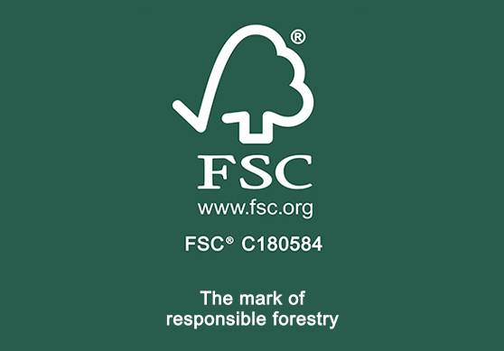 Nos fournisseurs sont également certifiés FSC